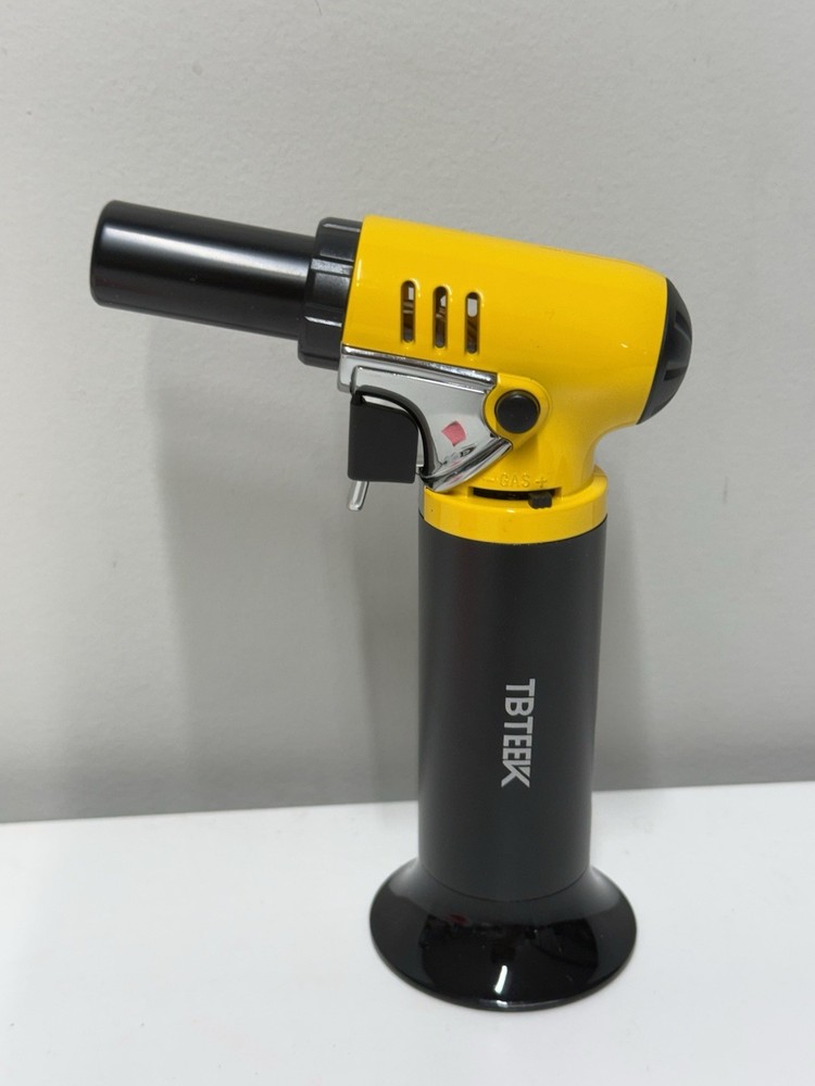 TBTeek Butane Torch T907 - Adjustable Flame Kitchen Lighter for BBQ, Baking, Cra