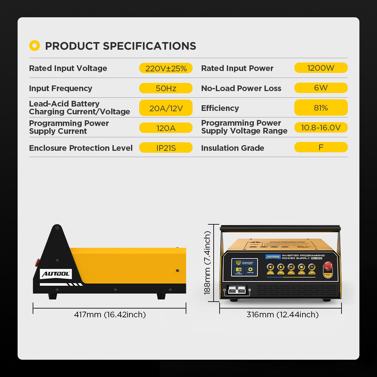 Flash Reprogramming Power Supply 120A Car Battery Charger Adjustable Voltage