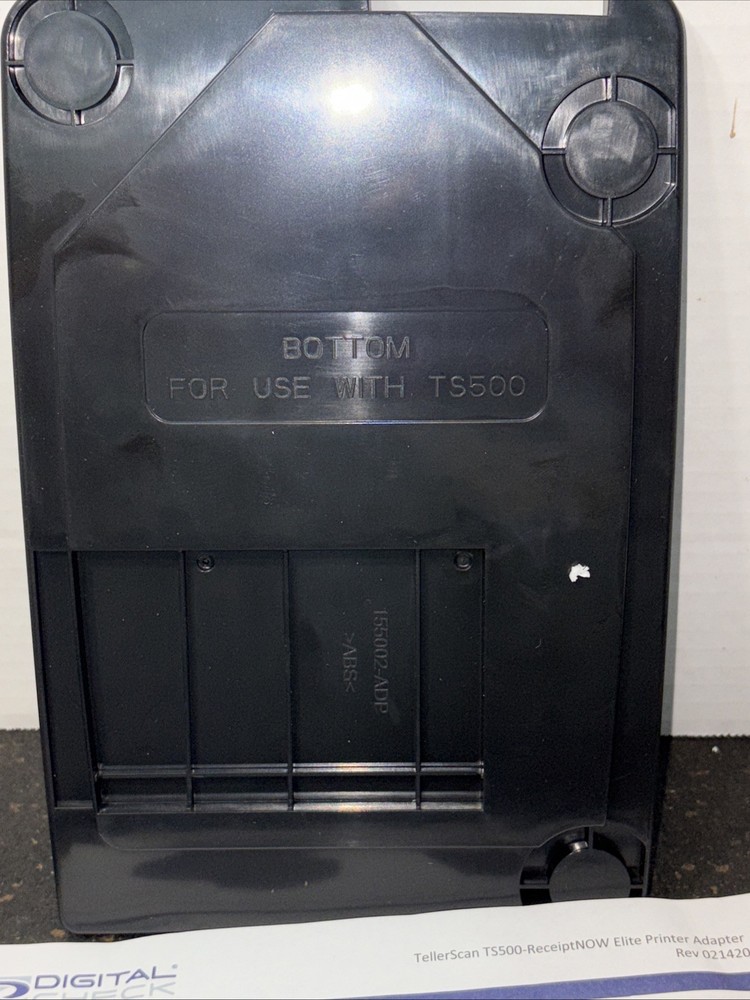 DIGITAL CHECK 155002-ADP TS500 SOURCE RECEIPTNOW PRINTER BOTTOM PLATE