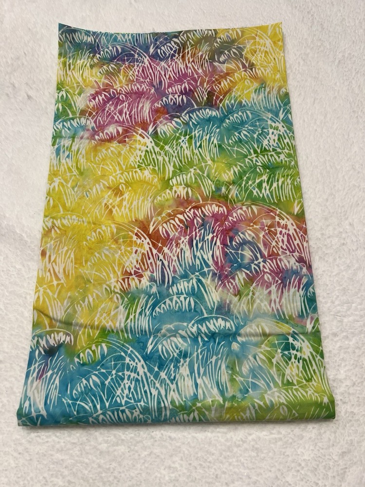 Hand Dyed Batik Fabric 🌸 1 Yard