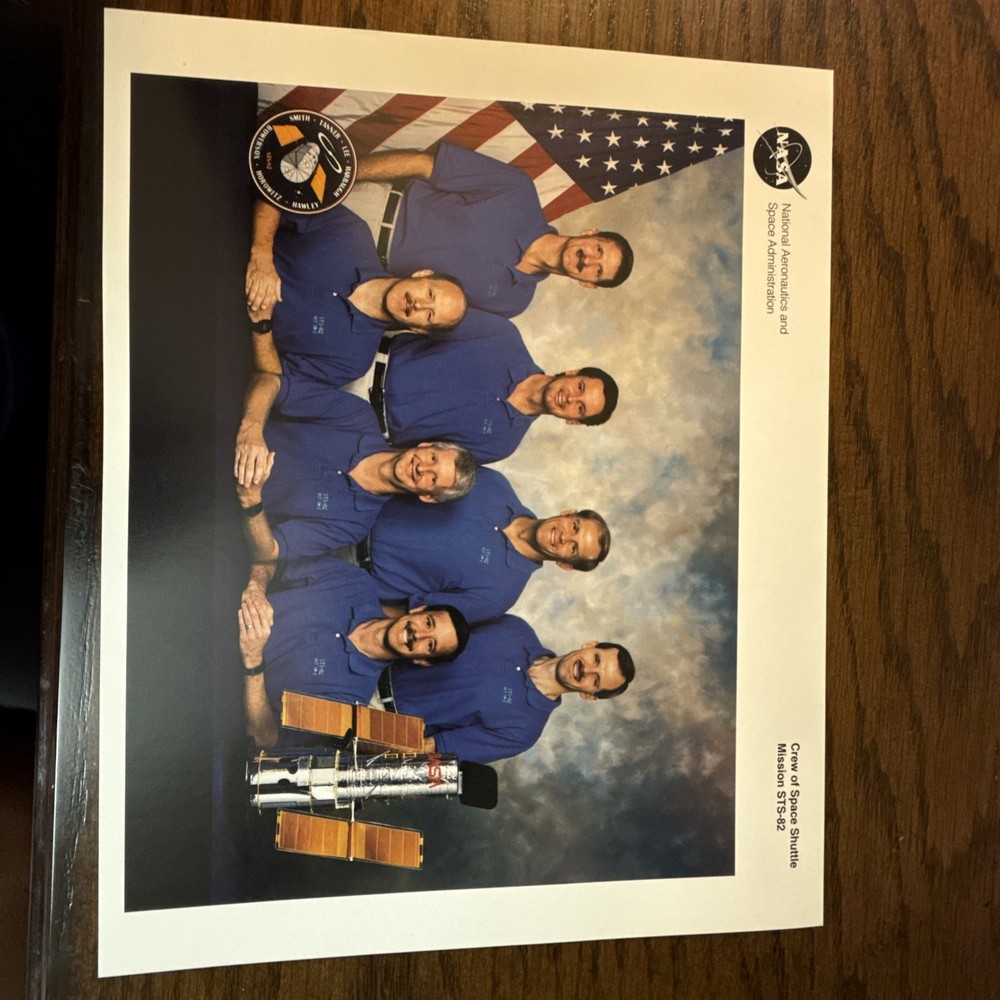 NASA Space Shuttle STS-82 Crew Lithograph (8x10)