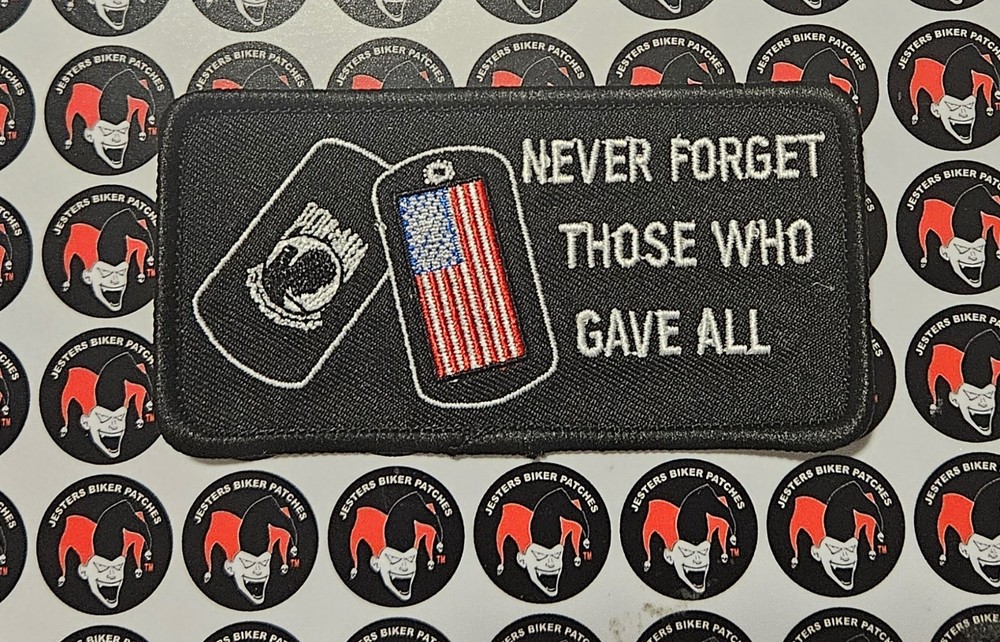 POW MIA Embroidered Patch TJD005