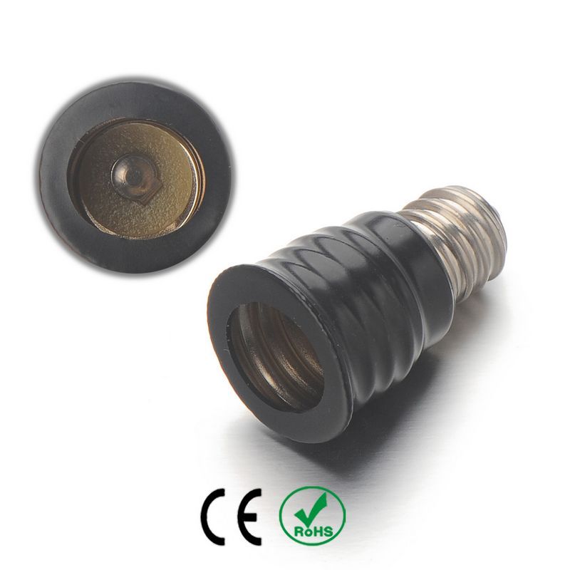 E12 Candelabra Screw to Intermediate E17 Socket Adapter Converter Enlarger
