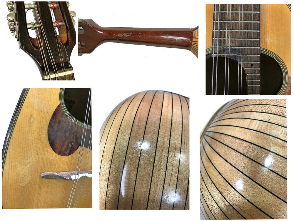 Japan NAGOYA Suzuki M30 Solid Spruce top Solid Maple Bowl back Mandolin OJMN377