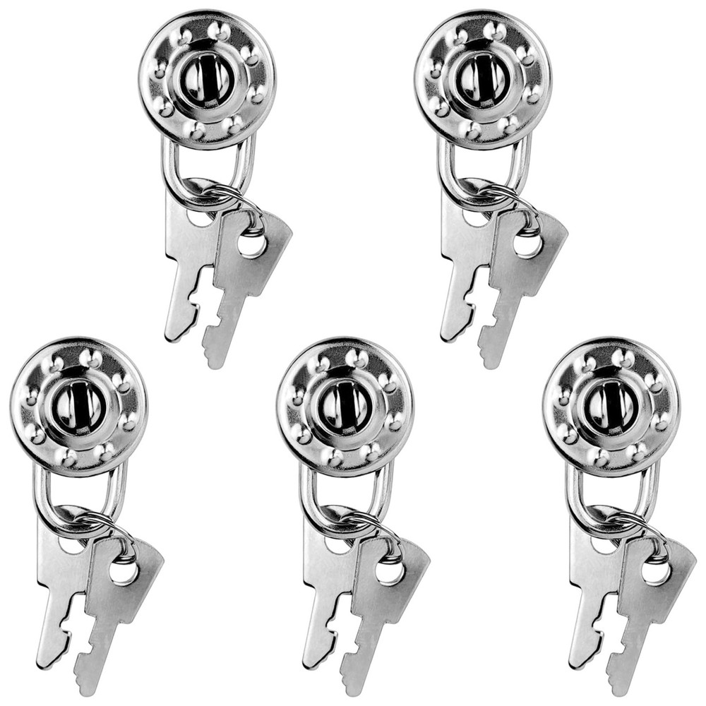 10 Pack Mini Diary Padlock, Small Locks with Keys, Tiny Luggage Locks for Tra...