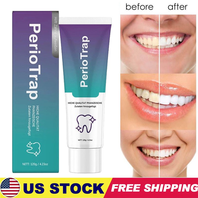 PerioTrap Mint Flavor Gum Toothpaste Cleaning Toothpaste Sensitive Teeth 120g