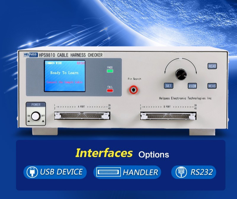 HPS9810 Universal Electrical Wire Testing Instruments/wire Harness Tester