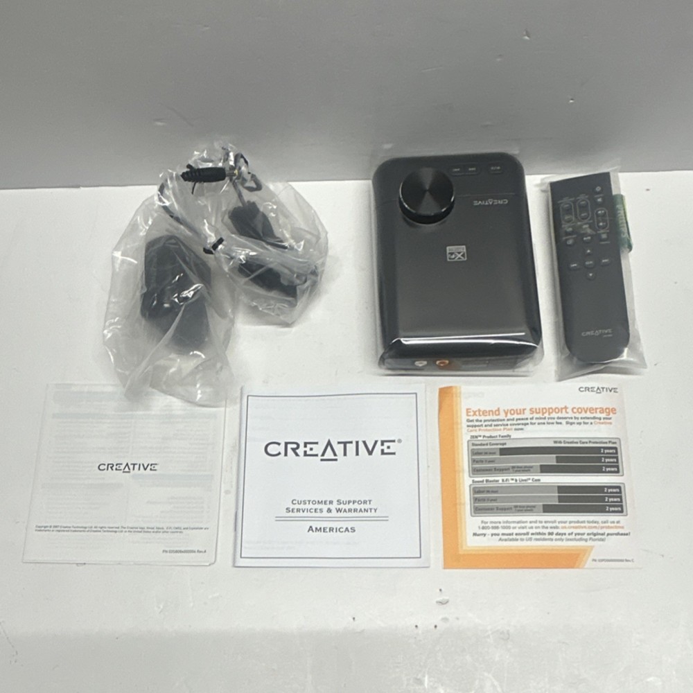 Creative X-Fi Wireless Receiver SB0840EF Remote 100ft Range for Xdock Xmod