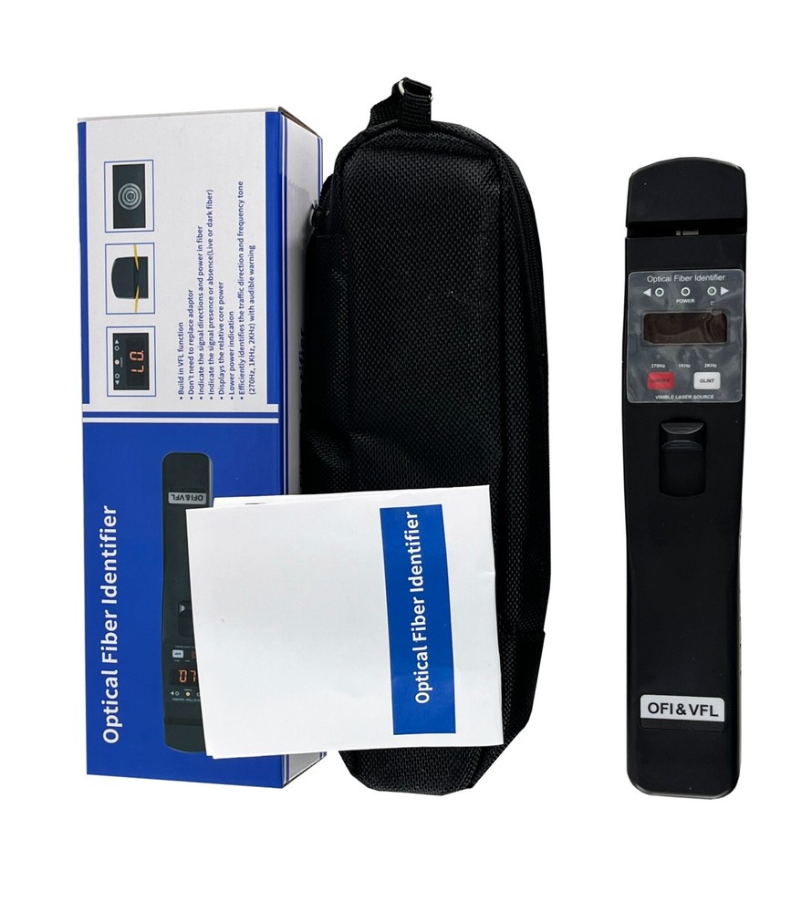 Fiber Optic Identifier with Identified Wavelength Range 750-1700nm VFL Function