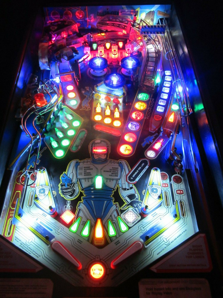 ROBOCOP Complete LED Lighting Kit custom SUPER BRIGHT PINBALL LED KIT