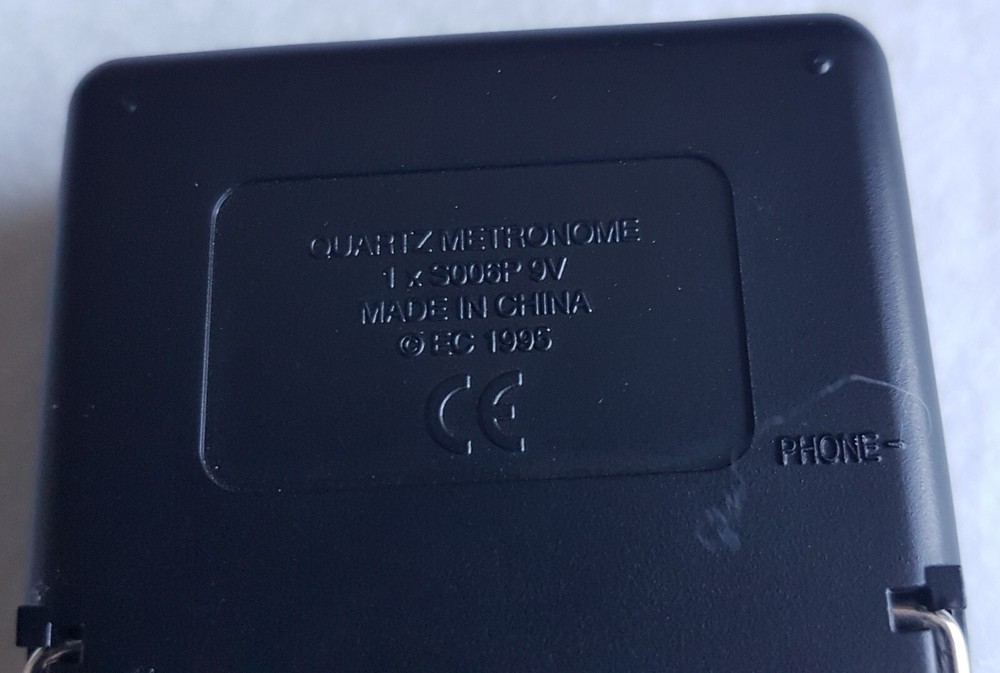 Qwik Time Electronic Quartz Metronome 1995