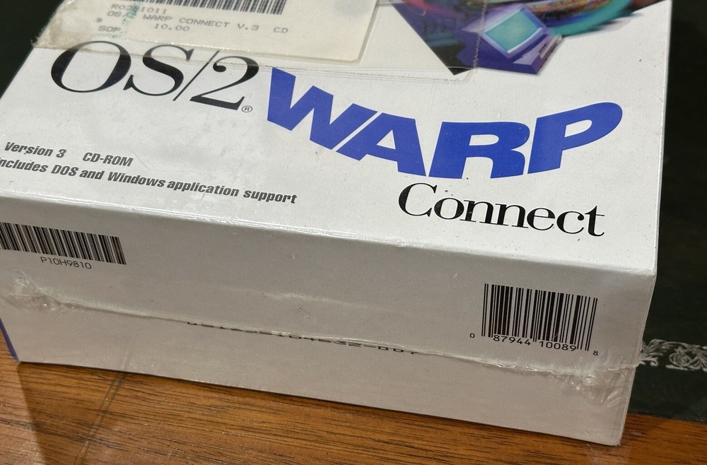 IBM OS/2 Warp Connect Version 3 CD-Rom Vintage Computer Software *New & Sealed*