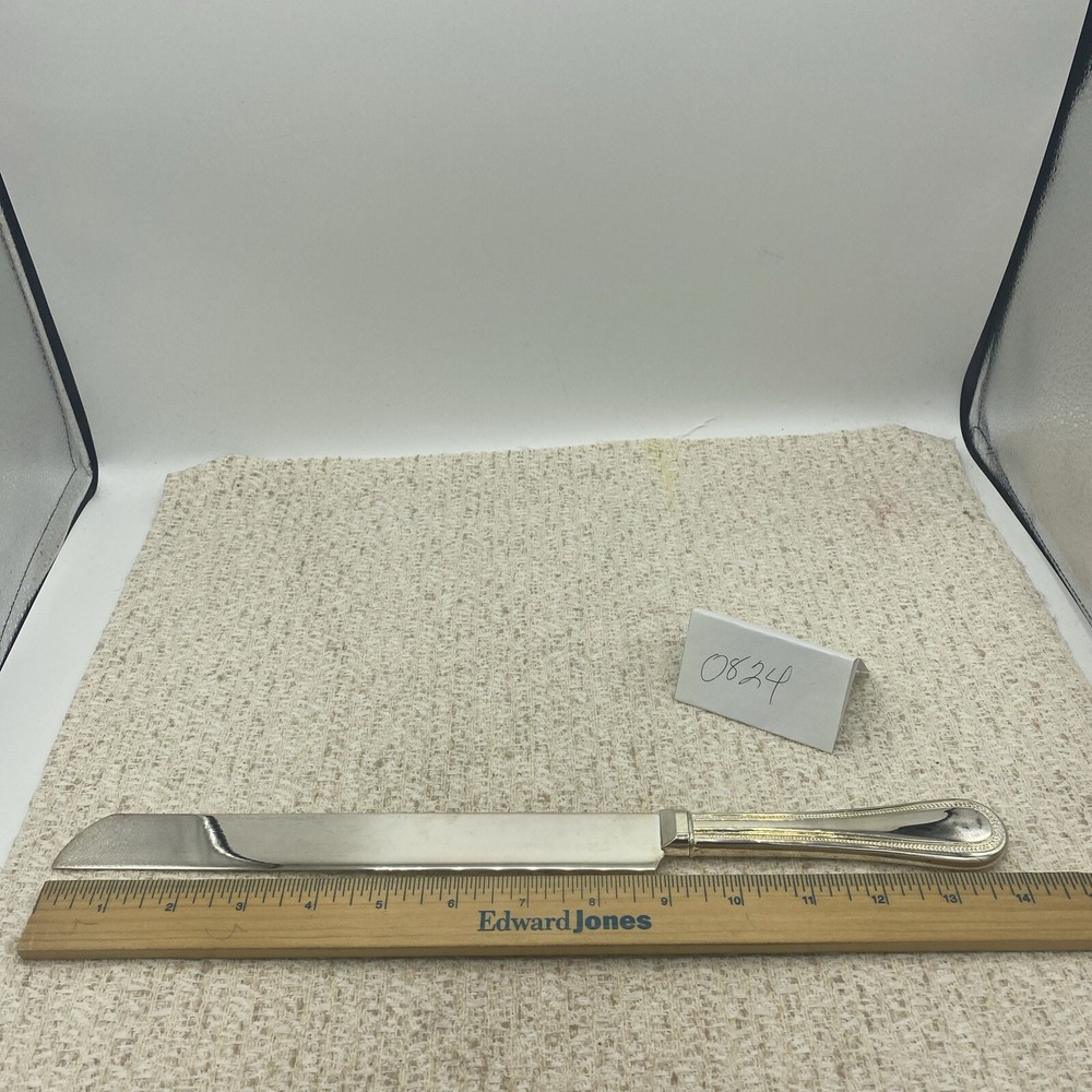 14” Silver Tone Wedding Cake Knife