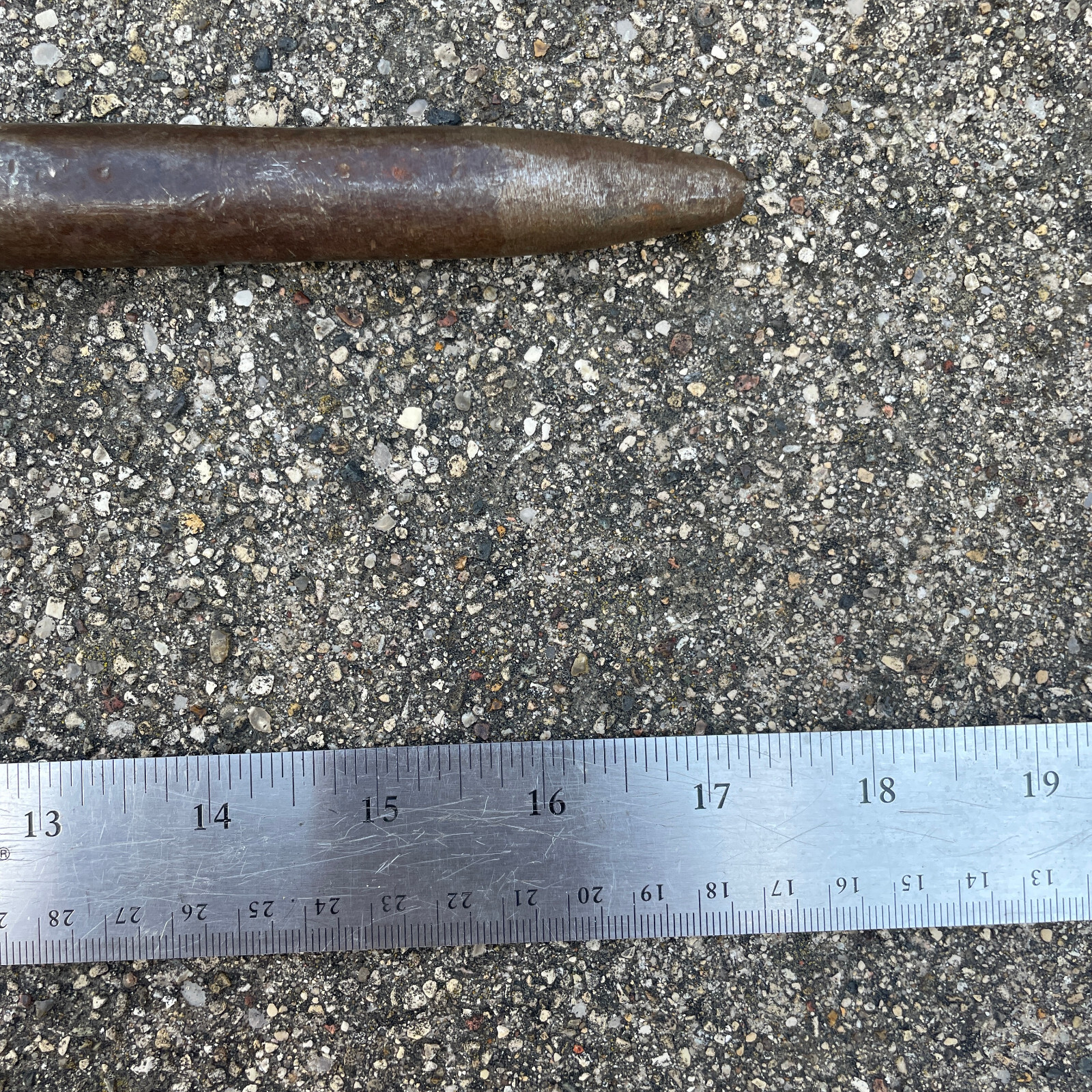 1 1/4" 90 Degree Hand Welded Vintage Spud Wrench 17.5" Long Heavy & Thick