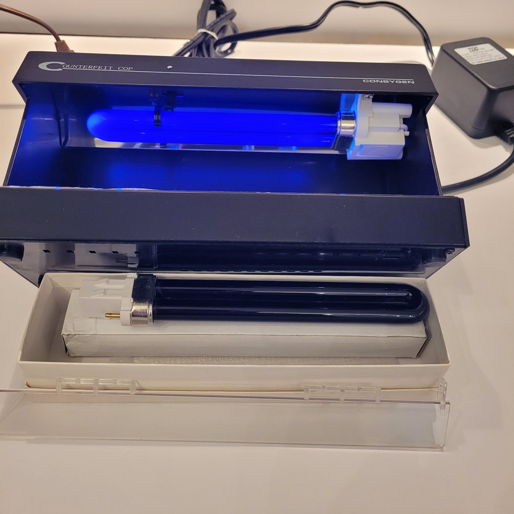 COUNTERFEIT COP by CONSYGEN COUNTERFEIT DETECTION MACHINE UV BLACK LIGHT