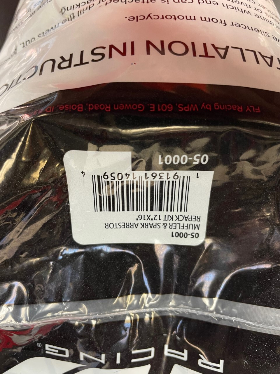 Fly Racing Packing for Silencer Exhaust Muffler Motorcycle ATV Material 05-0001