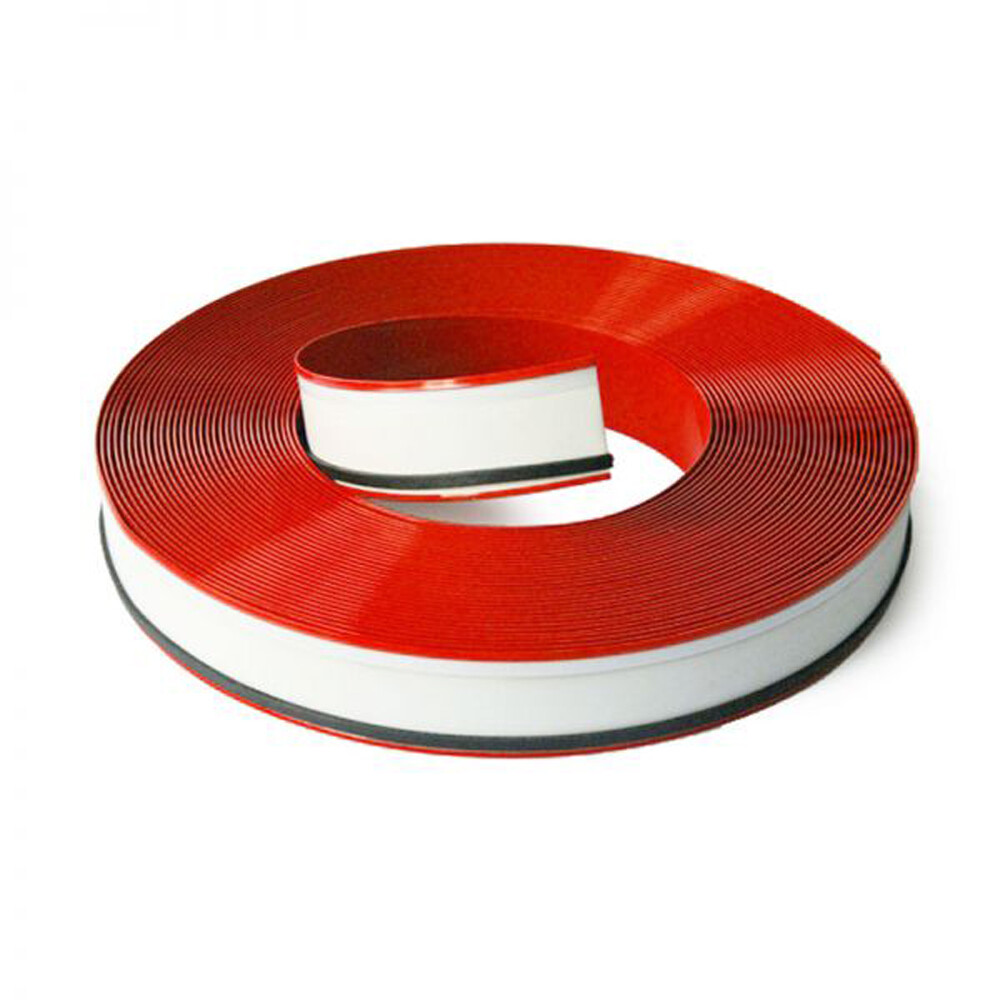 4.3" x 164ft Red Color Aluminum Trim Cap with PC & Foam Channelume USA