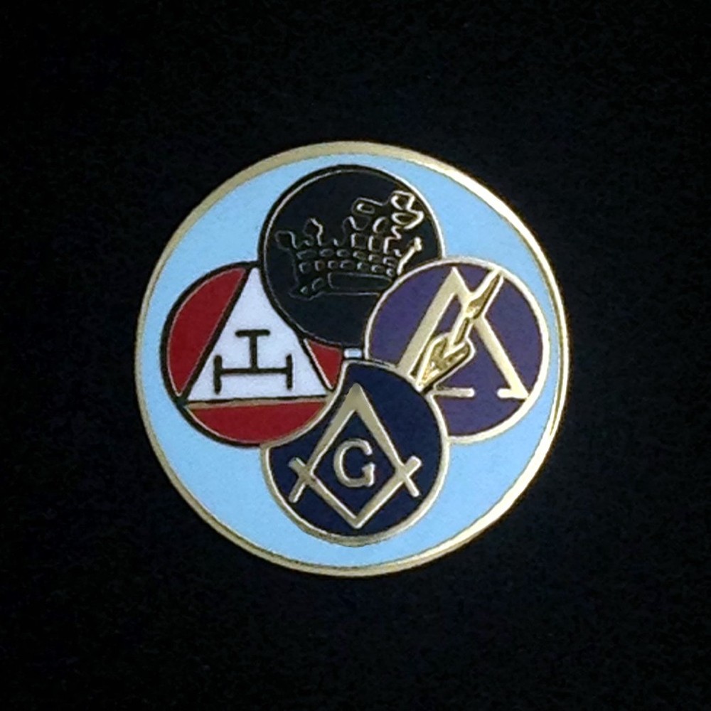 Masonic York Rite Lapel Pin (YR-1)