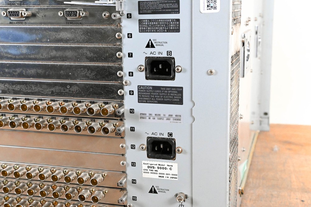 Sony DVS-9000 Production Switcher Processor CG01EEG