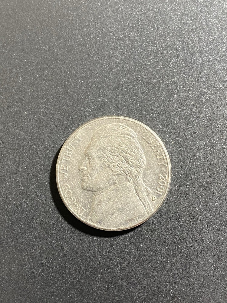 🔥2001 D Jefferson Nickel With DDO Errors🔥