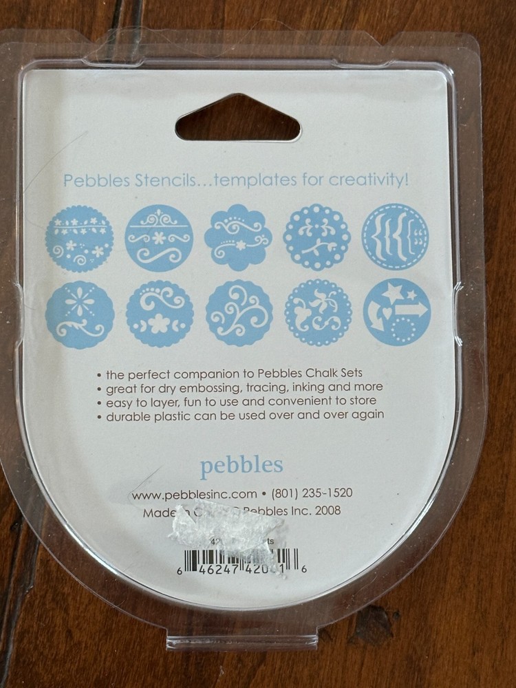 New Pebbles Stencils Accent - 10 Stencil Set