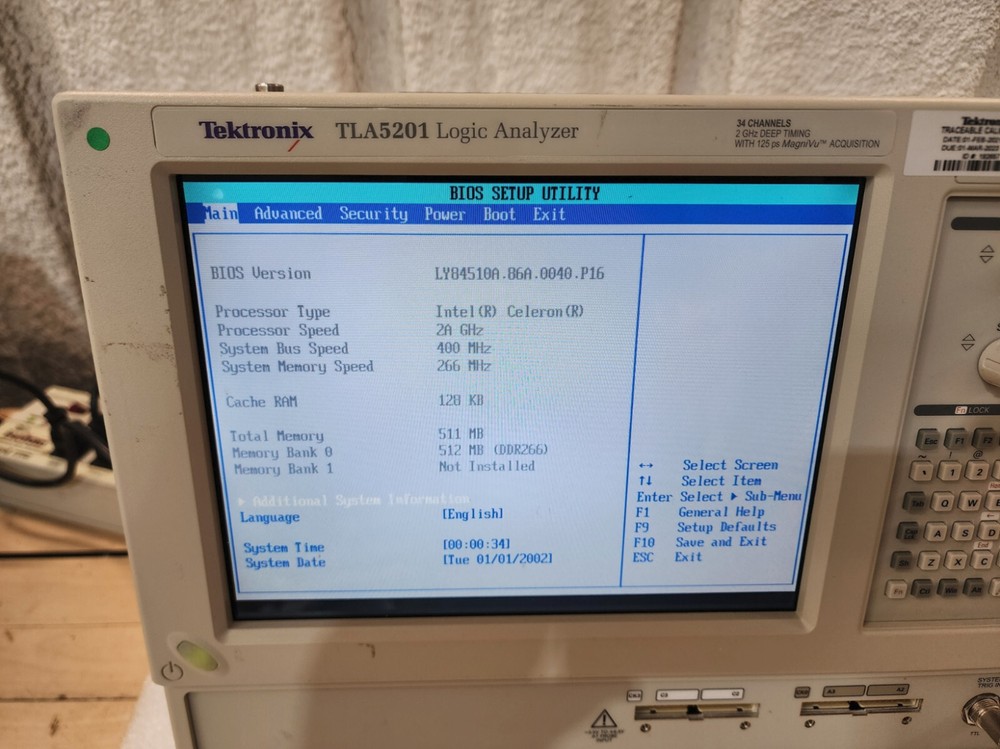Tektronix TLA5201 34-Channel Logic Analyzer READ!!