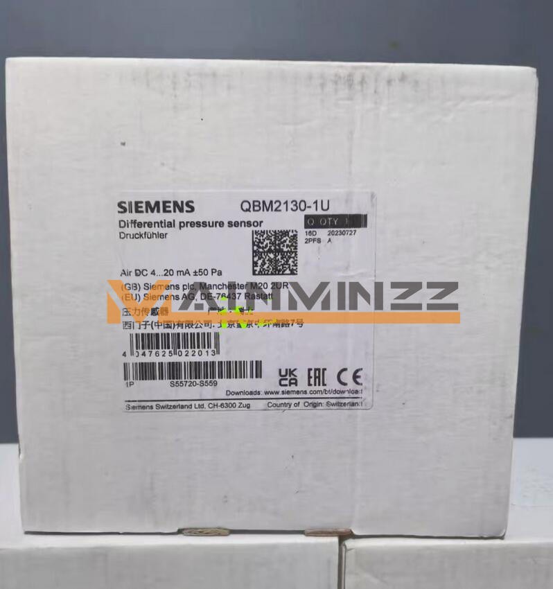 ONE NEW Siemens QBM2130-1U difference pressure sensor