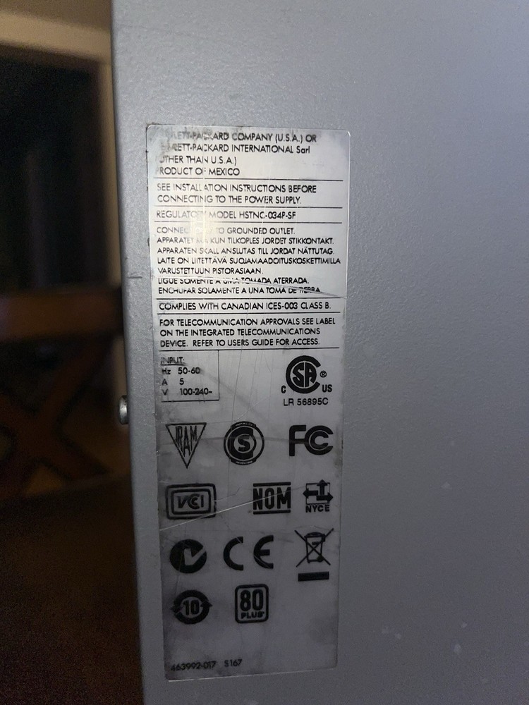 HP Compaq dc5800 small form factor desktop computer #05