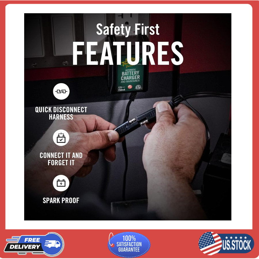 Battery Tender Ring Terminal Harness 18in SAE Quick Disconnect Cable