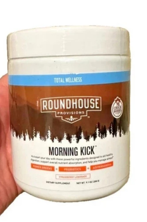 Morning Kick Greens Superfood Powder NEW STOCK by Chuck Norris-With Ashwagandha