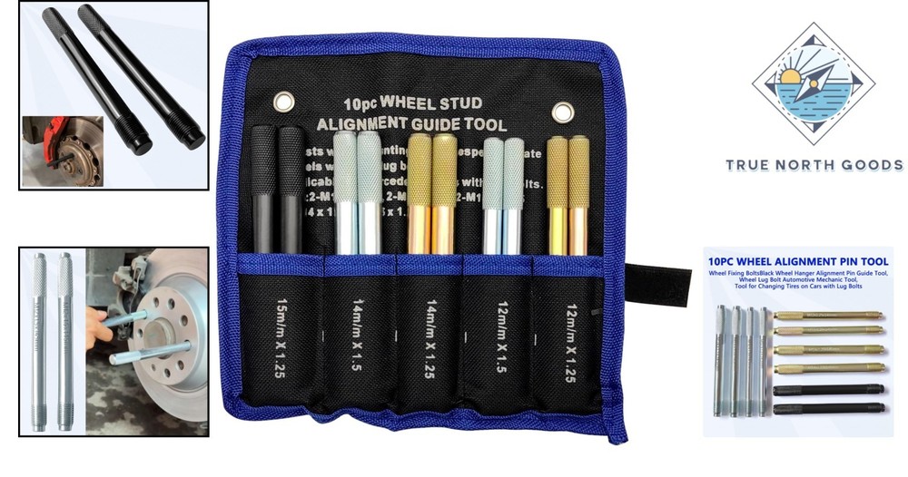 10PC Wheel Alignment Tool Set for Effortless Tire Changes - Durable Steel