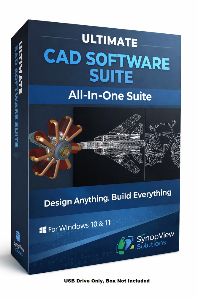 3D 2D CAD Computer Aided Design Software Suite 2026 Full Application for Windows
