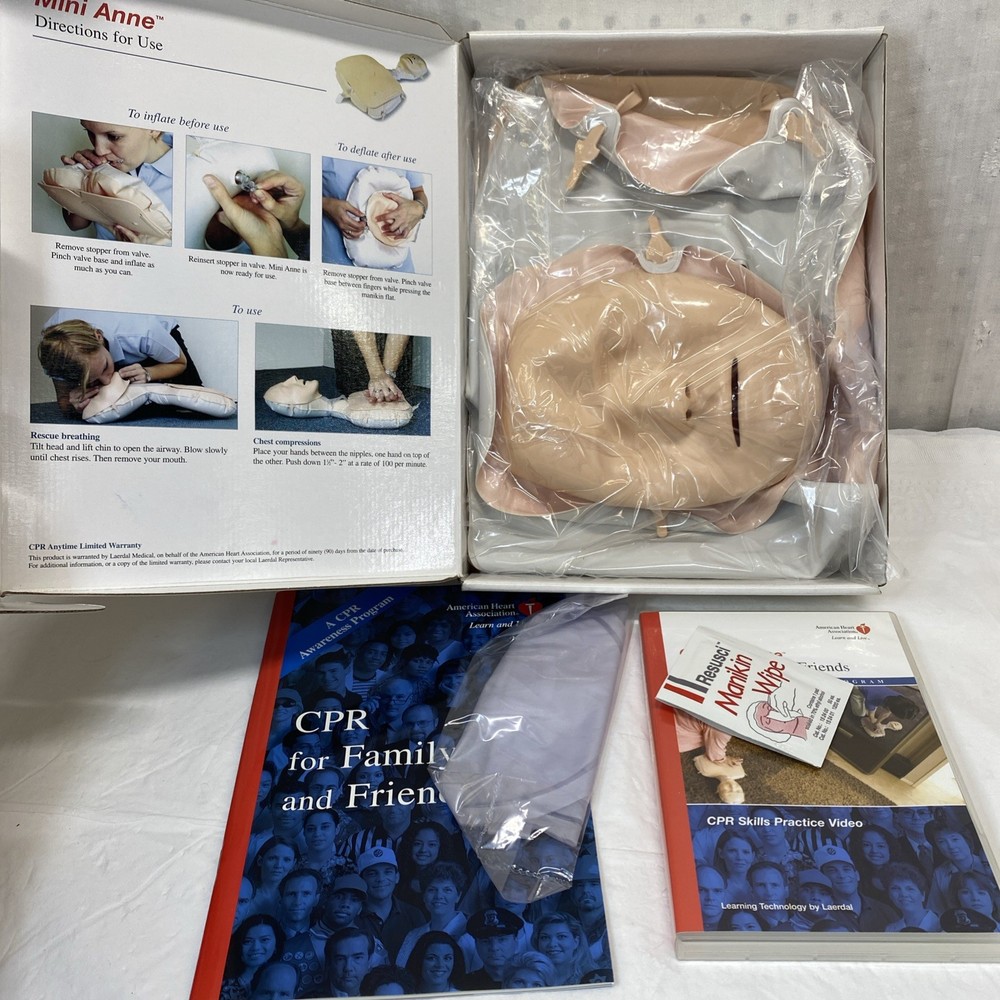 CPR Anytime Family And Friends Personal Learning Program Face Dummy