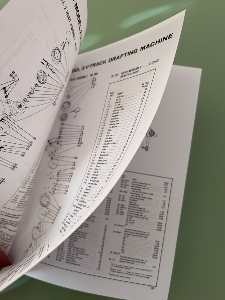 Drafting User Manual. VEMCO TRACK Machine. 19 Page Comprehensive booklet.