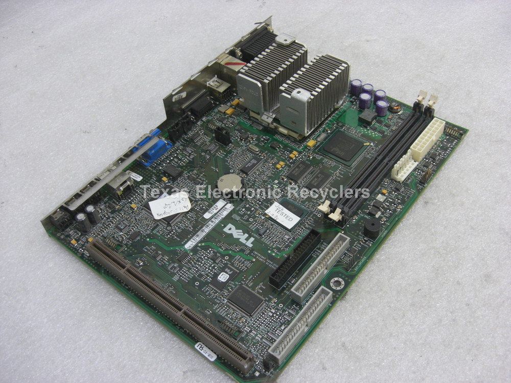 Dell 0002tr Motherboard w/ I/O Panel, & CPU