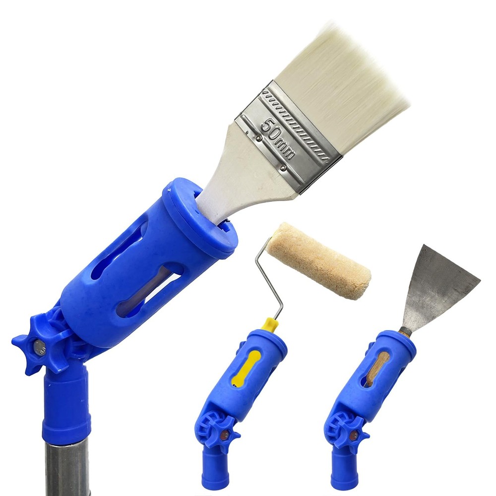 MultiAngle Paint Brush Extender Extension Pole Attachments for Brushes and
