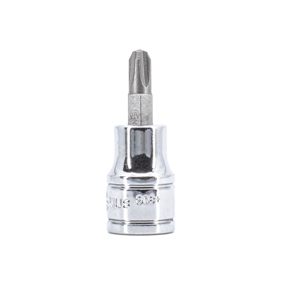 Genius Tools 1/4" Dr. PH.3 Philips Bit Socket, 50mmL - 308+1103