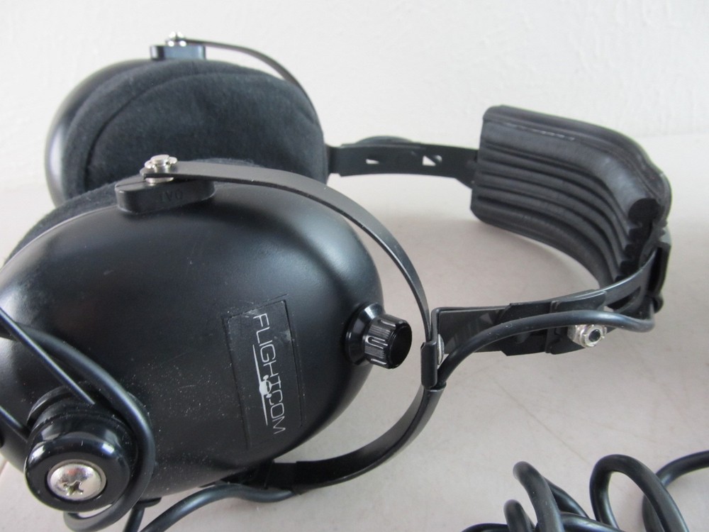 Flightcom and ADI Aviation Headsets AS IS, Untested