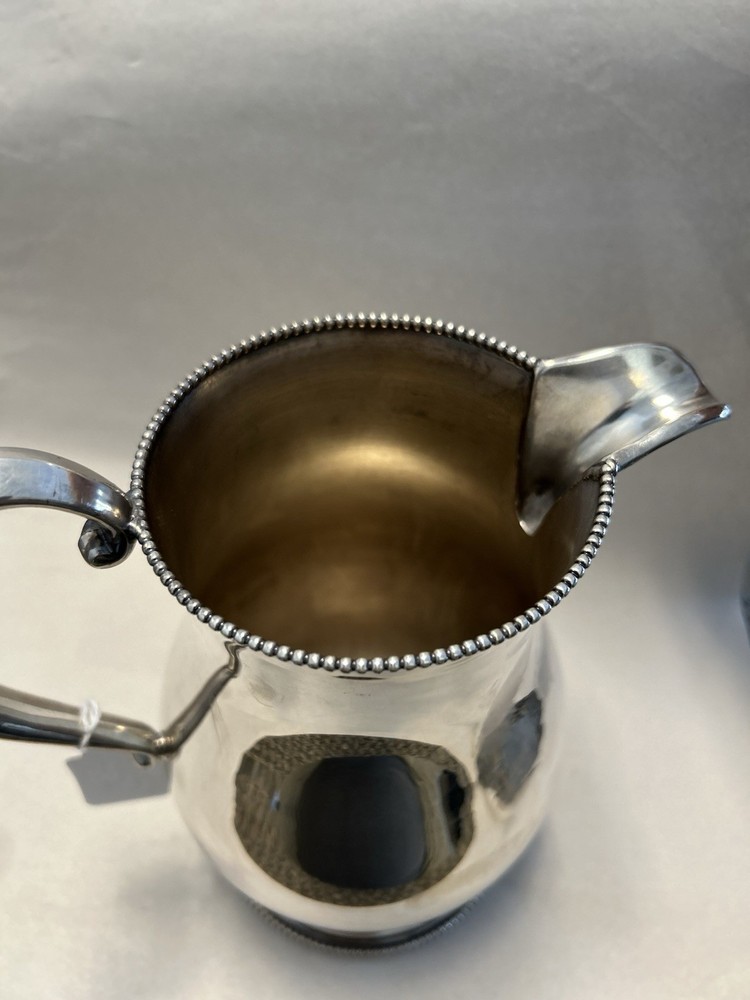 Vintage silver plate water pitcher