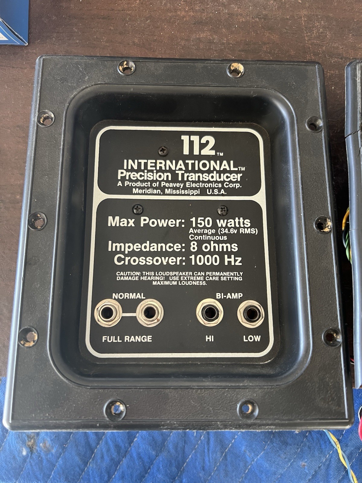 Lot of 3 Vintage Peavey Speaker Crossover Connector Boxes for parts or repair