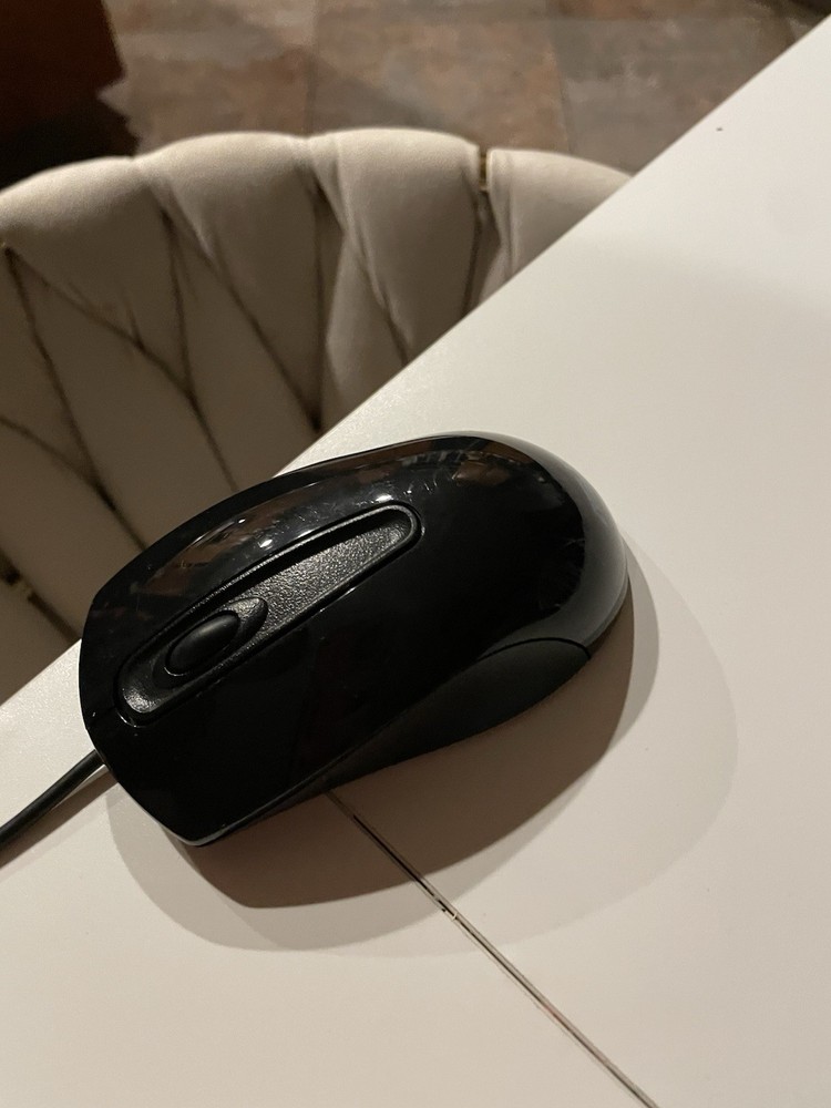 ASUS Wired Optical USB Mouse Black Scroll Wheel 3 Buttons Standard