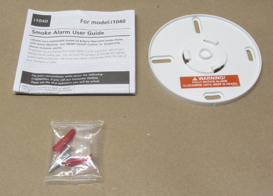 Kidde i1040 Micro 4 in. Battery Powered Smoke Detector with Ionization Sensor