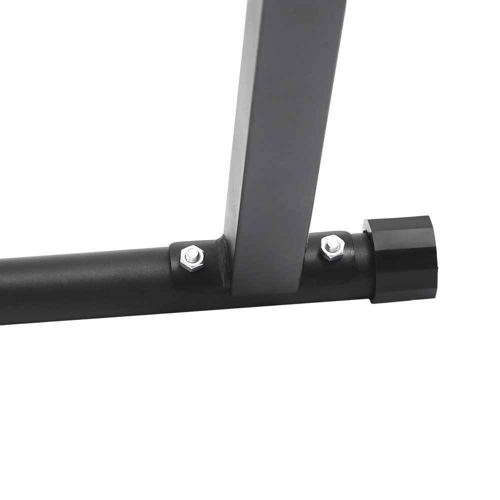 Used Adjustable Power Tower Dip Station Pull Up Bar Multifunc Triangular Struct