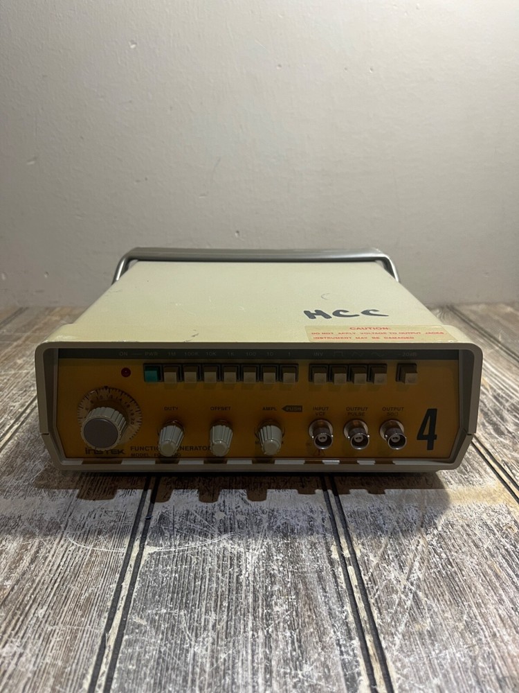 Instek Function Generator (Model: FG-8015G) - As-Is, Power Tested -Read