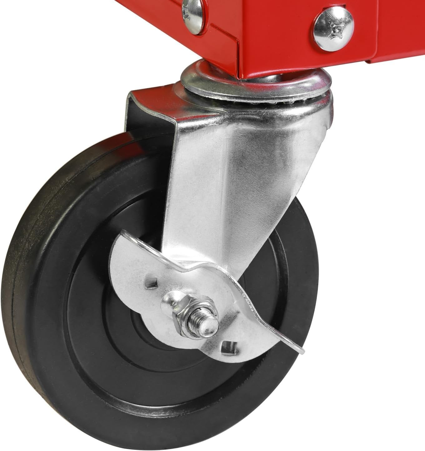 Rolling Tool Chest 7 Drawers, Portable Tool Storage Cabinet with Wheels, Red