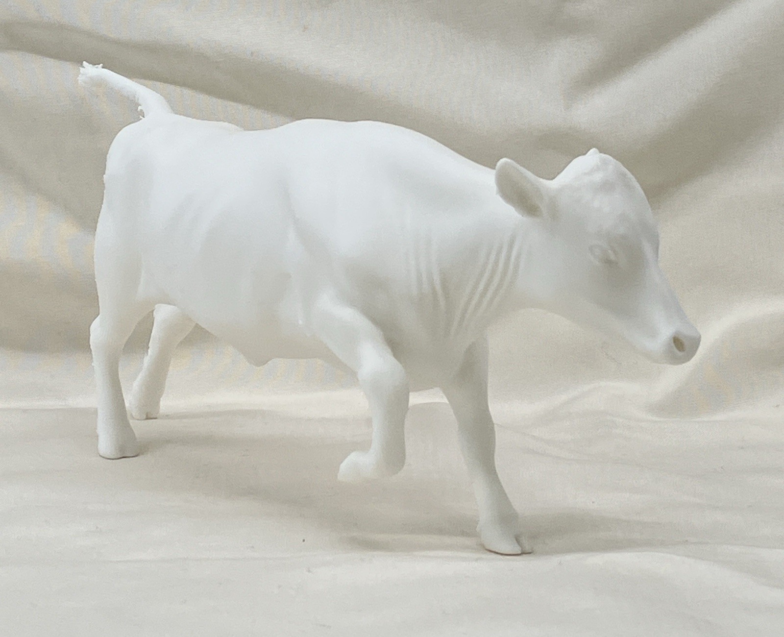 1:12 Unfinished Running Steer Cow 3d Print Classic Scale Breyer Model Horses Etc