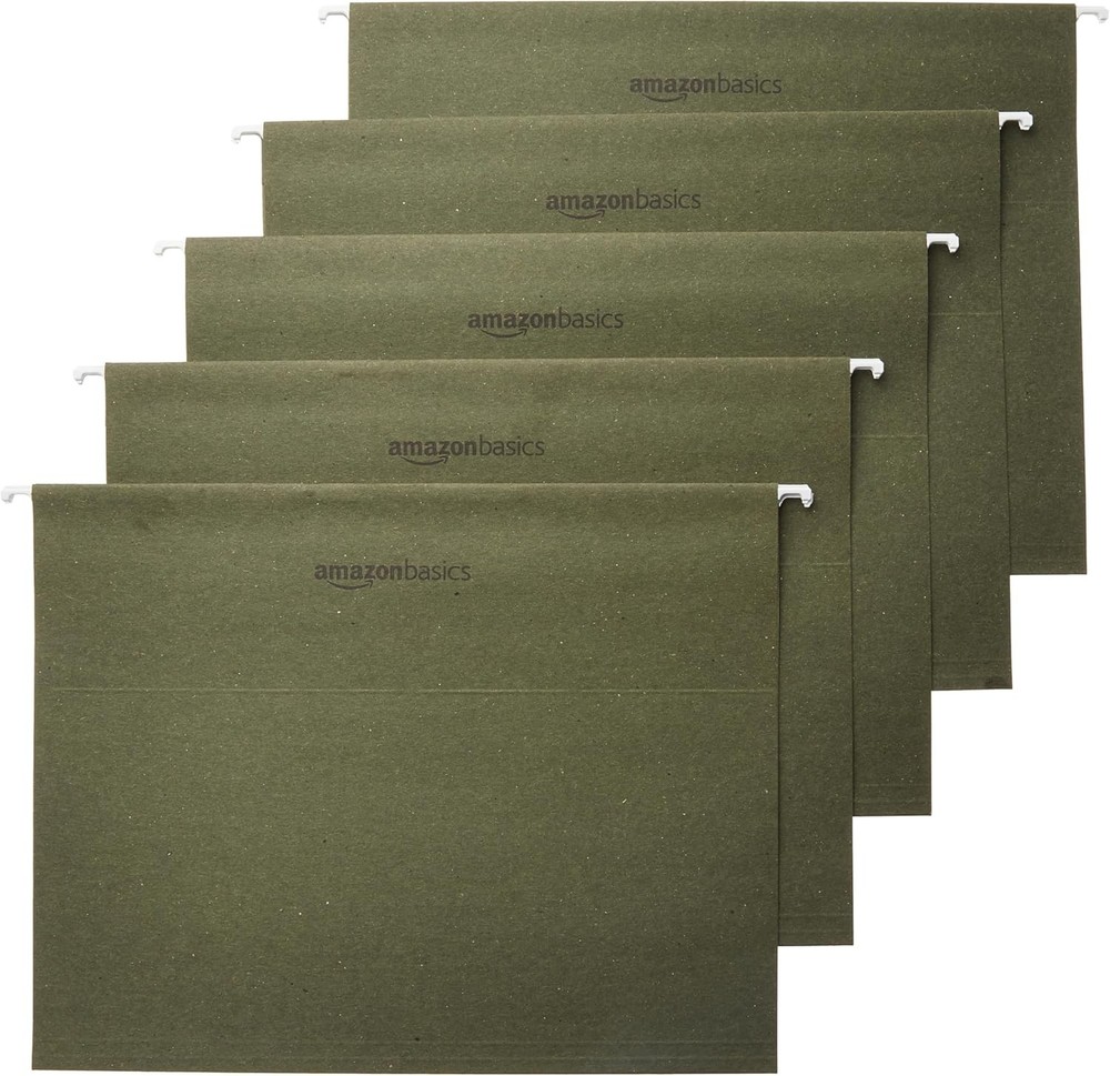 Hanging Organizer File Folders Efficient Filing Sturdy Adjustable Tabs Letter