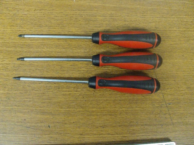 Mac Tools Set PR100B PR200B PR300B R1 Square Robertson Screwdriver Set B483