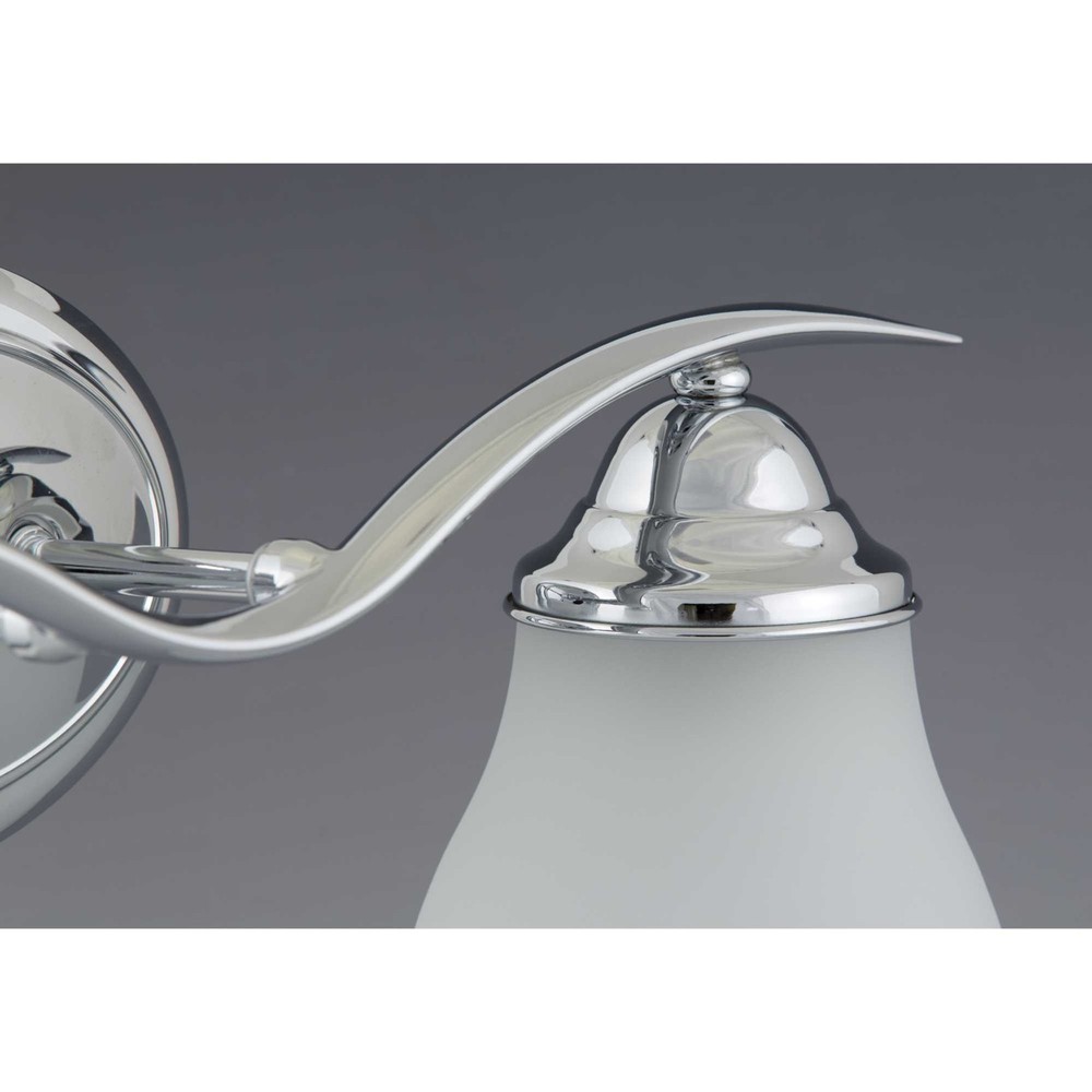 Progress Lighting P3192 Trinity 3 Light Bathroom Vanity Light - Nickel