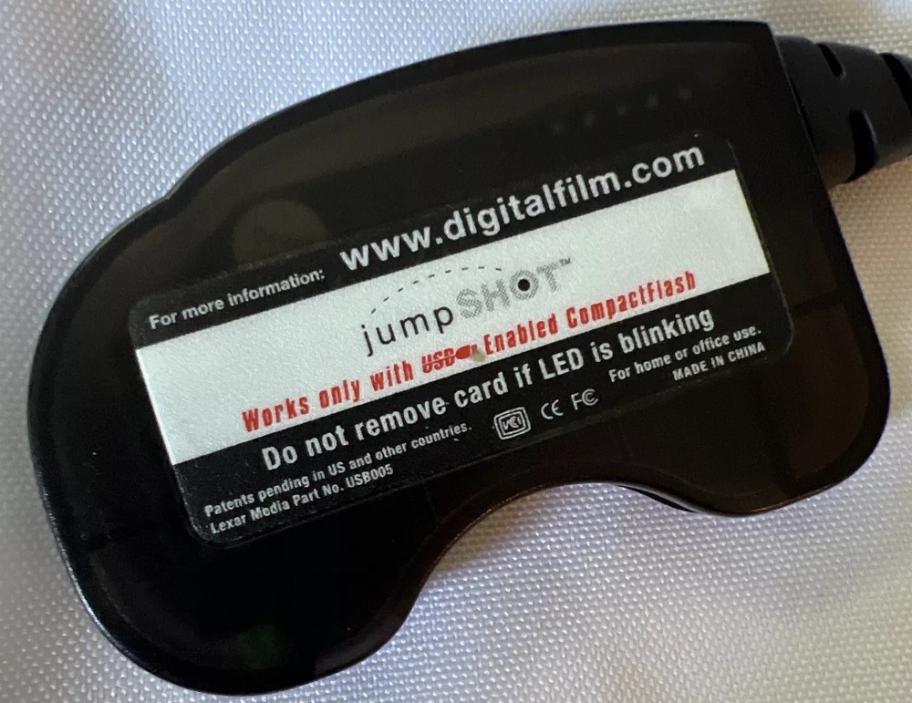 Lexar Media JumpShot Jump Shot CF Compact Flash Reader USB